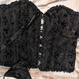Women's Corset with matching thong